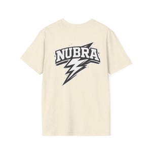 Lightning Bolt Streetwear T-Shirt, Bold Graphic Back Print Tee, Urban Street Style Shirt, Minimal Graphic Tee, Casual Unisex Shirt, Nubra image 4