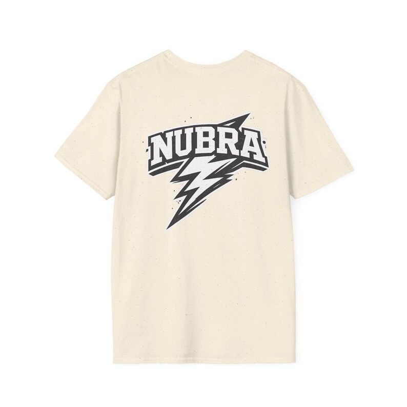 Lightning Bolt Streetwear T-Shirt, Bold Graphic Back Print Tee, Urban Street Style Shirt, Minimal Graphic Tee, Casual Unisex Shirt, Nubra image 4