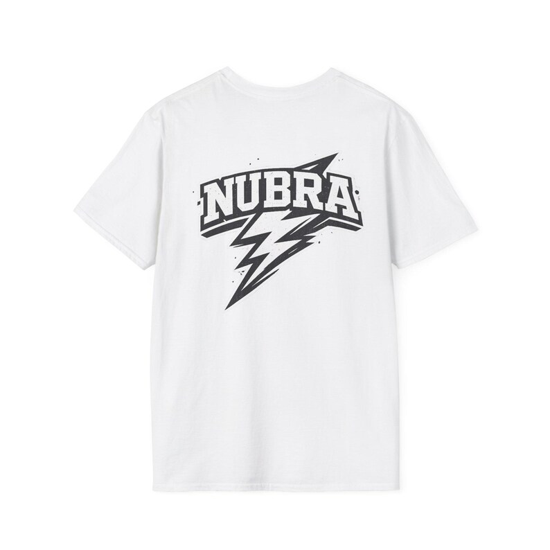 Lightning Bolt Streetwear T-Shirt, Bold Graphic Back Print Tee, Urban Street Style Shirt, Minimal Graphic Tee, Casual Unisex Shirt, Nubra image 7