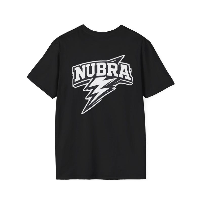 Lightning Bolt Streetwear T-Shirt, Bold Graphic Back Print Tee, Urban Street Style Shirt, Minimal Graphic Tee, Casual Unisex Shirt, Nubra image 9