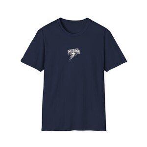 Lightning Bolt Streetwear T-Shirt, Bold Graphic Back Print Tee, Urban Street Style Shirt, Minimal Graphic Tee, Casual Unisex Shirt, Nubra image 14