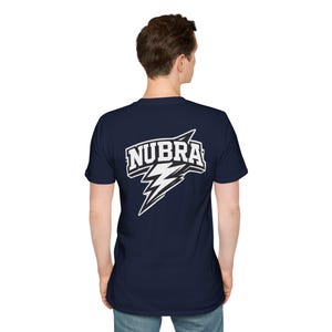 Lightning Bolt Streetwear T-Shirt, Bold Graphic Back Print Tee, Urban Street Style Shirt, Minimal Graphic Tee, Casual Unisex Shirt, Nubra image 3