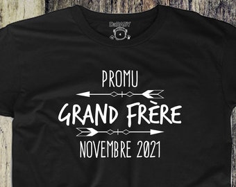 Promu Grand Frere Shirt: French Pregnancy Announcement Tee