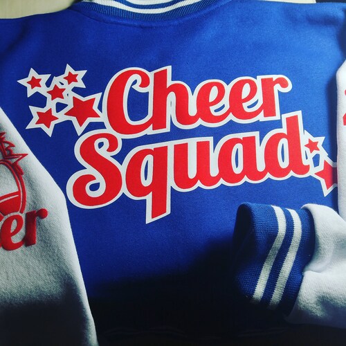 Personalized Cheerleading Varsity Jacket Cheer Team Varsity Jacket