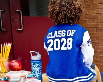 Varsity Jacket, Keepsake Baby Gift, Toddler Varsity Jacket, Personalized Kids Varsity Jacket, Custom Letterman Jacket, Trendy Kids Clothes