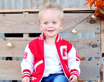 Baby letterman jacket hot sale
