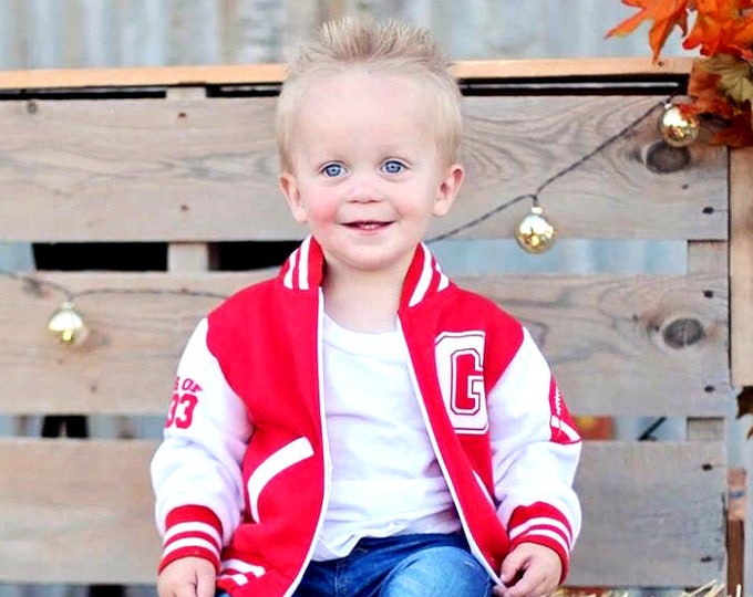 Toddler Letterman Jacket Varsity Jacket Custom Varsity Jacket Kids