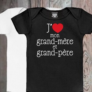 J Aime Mon Parrain Et Ma Marraine Bodysuit Godparents Etsy J Aime Mon Parrain Et Ma Marraine Bodysuit Godparents Etsy