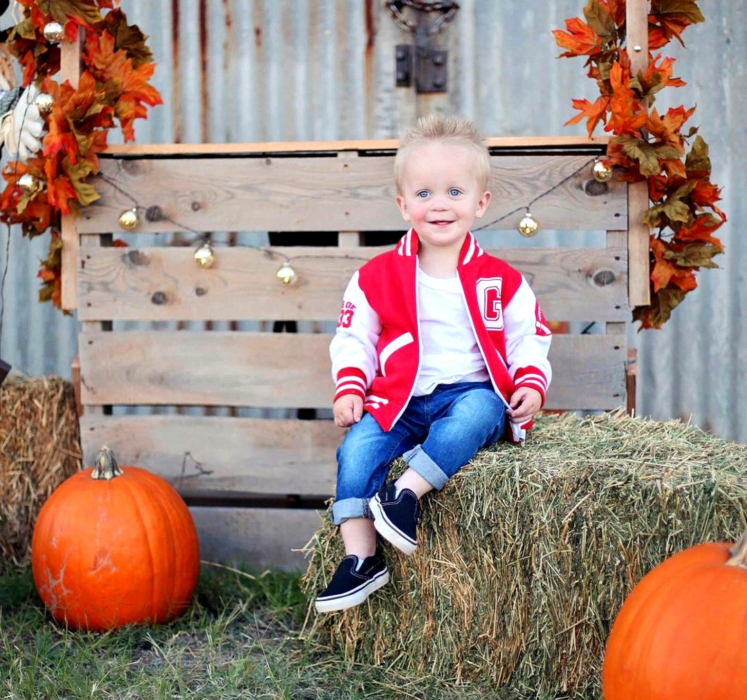 Toddler Letterman Jacket Varsity Jacket Custom Varsity Etsy Canada