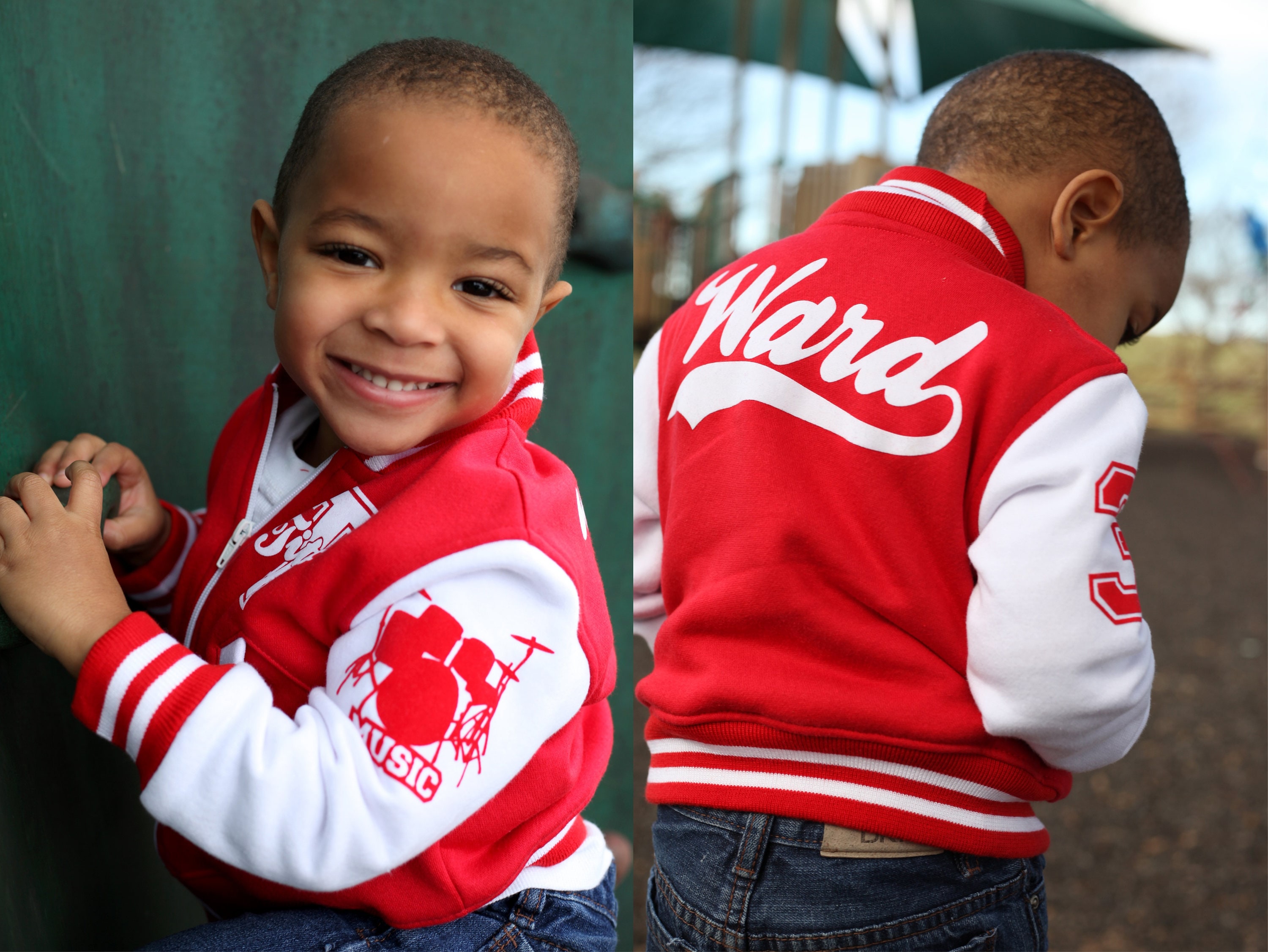 Kids Varsity Jacket - Toddler Custom Letterman Jacket - Personalized ...