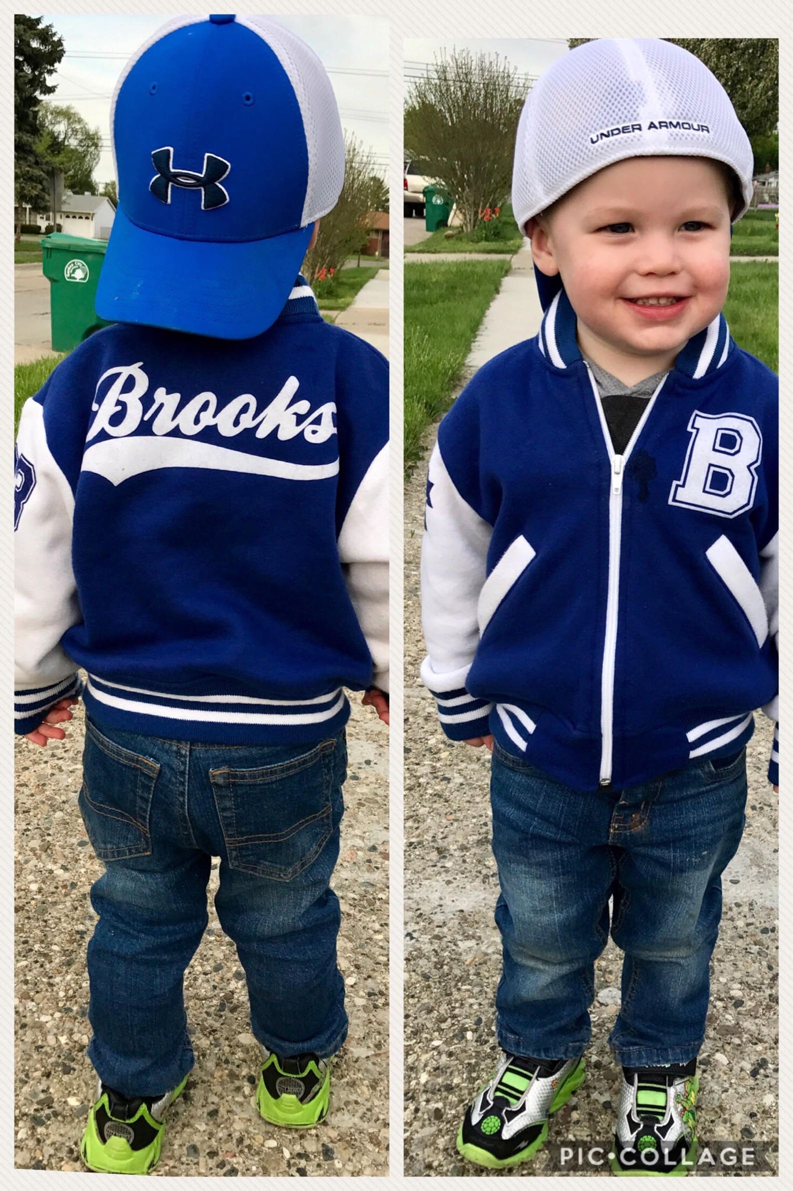 Toddler Varsity Personalized Letterman Jacket Infant Youth Etsy