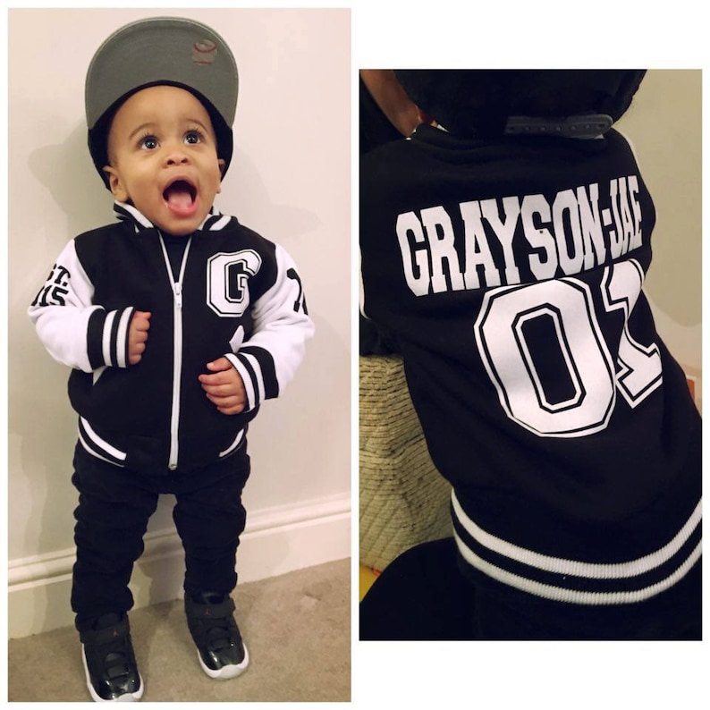 Custom Toddler Varsity Jacket Kids Varsity Jacket Keepsake Etsy