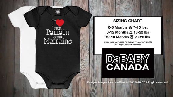 J Aime Mon Parrain Et Ma Marraine Bodysuit Godparents Etsy Australia