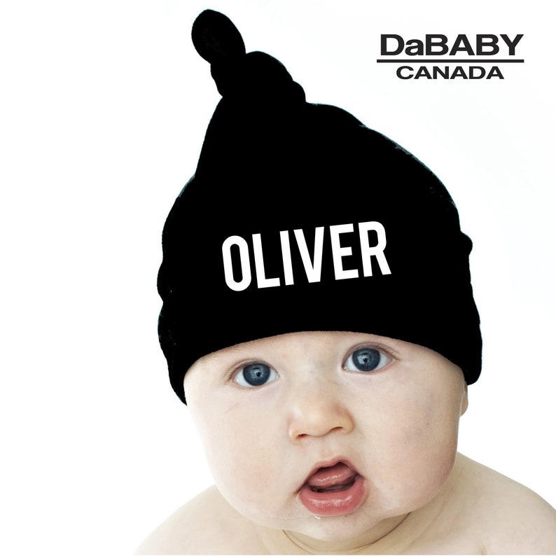 personalised baby boy hats