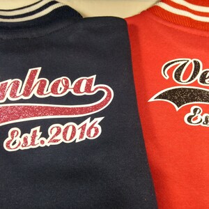Personalized Baby Varsity Jacket: Keepsake Letterman Gift image 4
