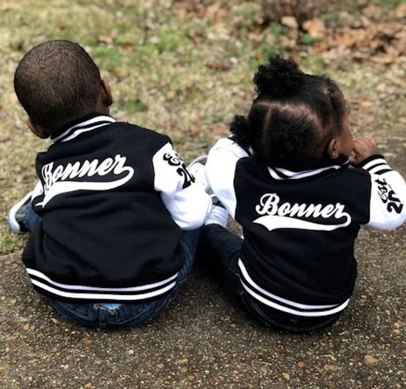 Family Varsity Jackets - Personalized Sibling Jackets - Custom Letterman Jackets for Family - Personalized Matching Sibling Jackets