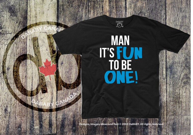 Man It/'s Fun To Be One Toddler T-shirt Cake Smash First Birthday Man It/'s Fun To Be One Bodysuit Toddler Boy/'s First Birthday T-Shirt