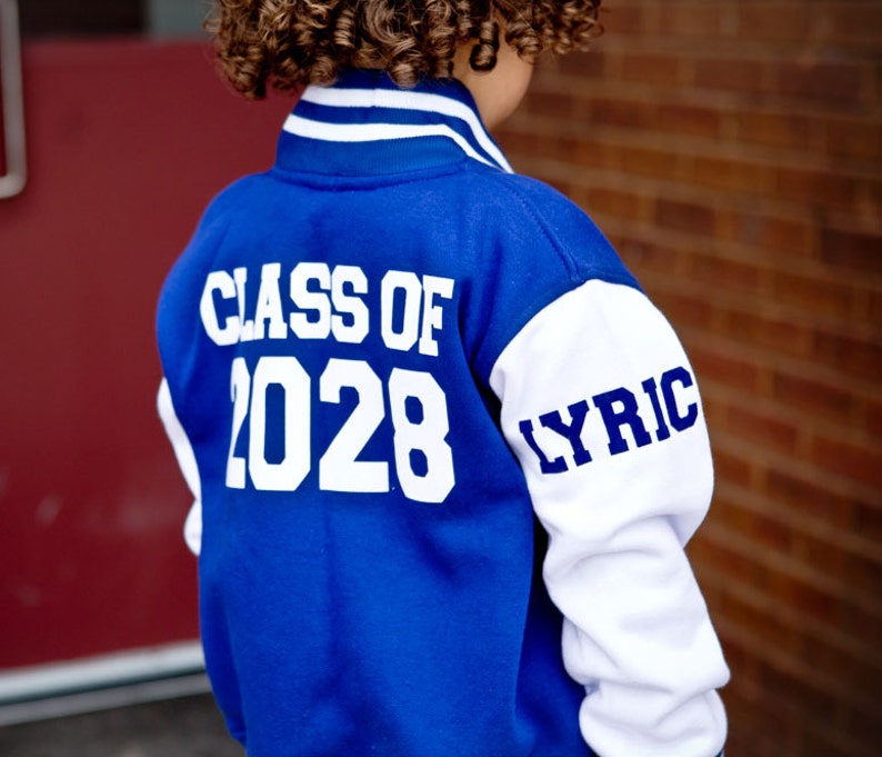 Custom Toddler Varsity Jacket Kids Varsity Jacket Keepsake Etsy