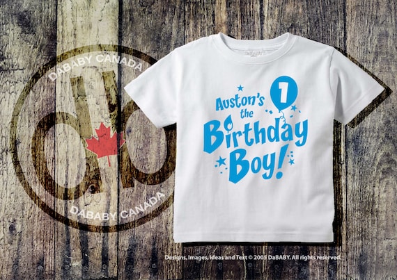 1st birthday boy shirt personalized