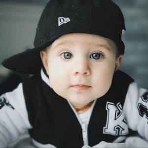 Personalized Baby Varsity Jacket: Keepsake Letterman Gift image 1