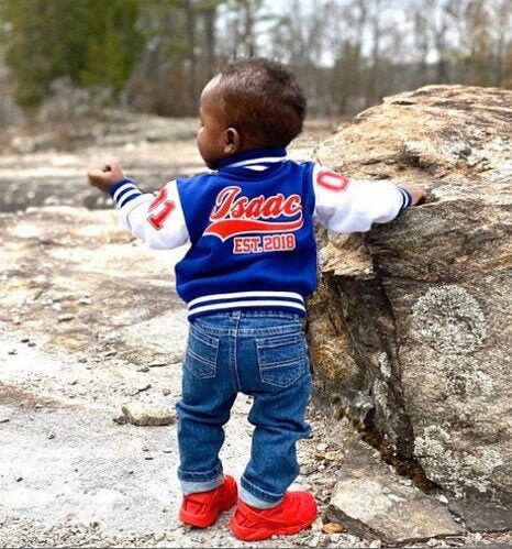 Back to School Kids Varsity Jacket Personalized Toddler -  Israel