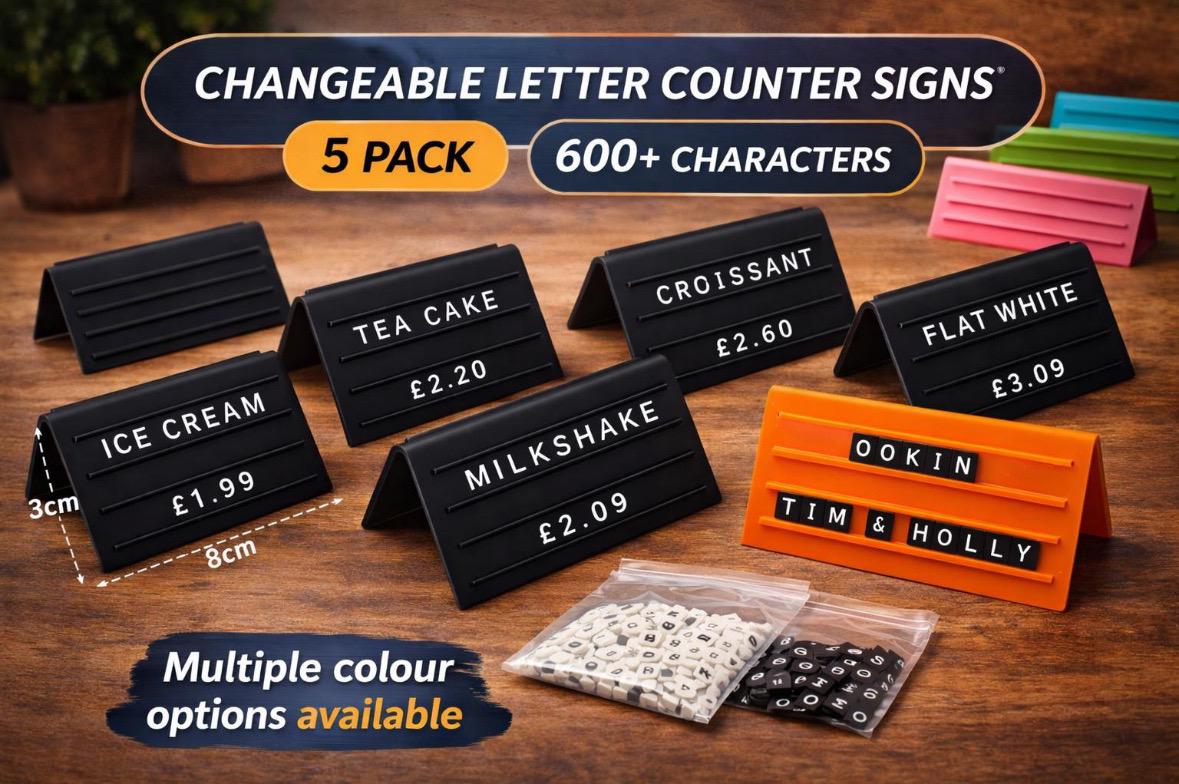 Mini Changeable Letter Sign Interchangeable Sign Letters