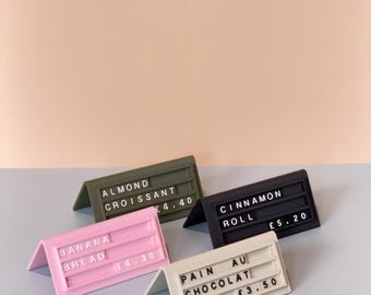 Countertop Display Sign Bundle | Retail Price Signs with 500+ Characters
