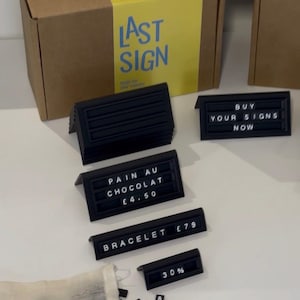 Countertop Display Sign Bundle | Retail Price Signs with 500+ Characters image 8