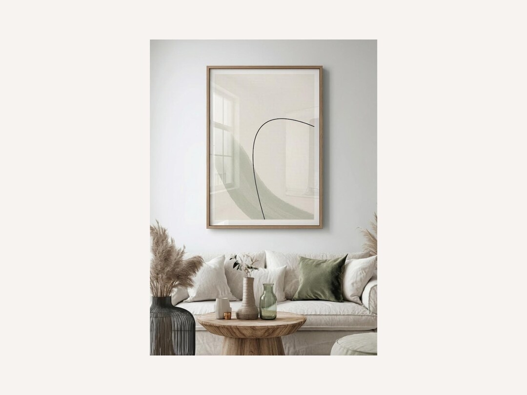Minimalist Abstract Wall Art, Neutral Beige Textured Print (digital ...