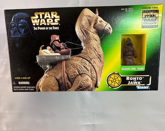 Star Wars Ronto with Jawa Power of the Force Vehicle made by Kenner