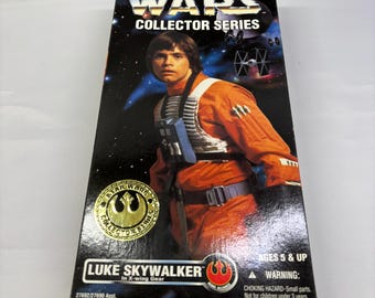 Star Wars Collector Series Luke Skywalker X-wing Pilot 12 Inch Figure Kenner MIB