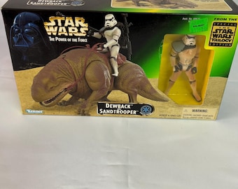 Star Wars Dewback Sandtrooper Power of the Force Vehicle made by Kenner