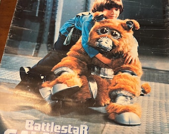Vintage Battlestar Galactica Boxey & Daggit Poster 1978 Original