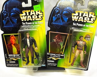 Star Wars Power of the Force Bespin Han Solo & Lando Calrissian Skiff Guard MOC
