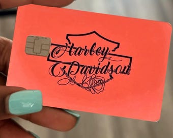 Custom Harley Davidson credit/debit card skin