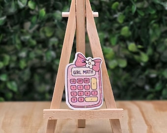Girl math sticker