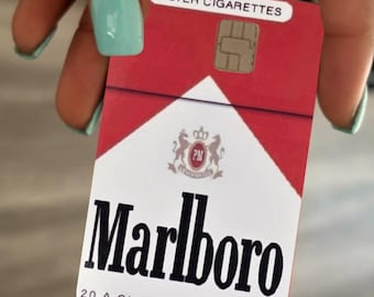 Marlboro cigarettes debit/credit card skins
