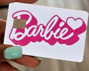 Barbie fan art debit/credit card skins