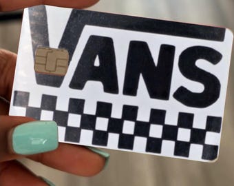 Vans shoes fan art debit/credit card skins