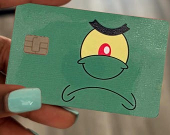 Plankton debit/credit card skins