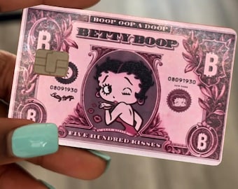 Betty Boop debit/credit card skins