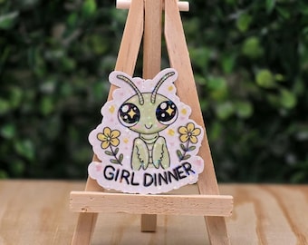 Girl dinner sticker