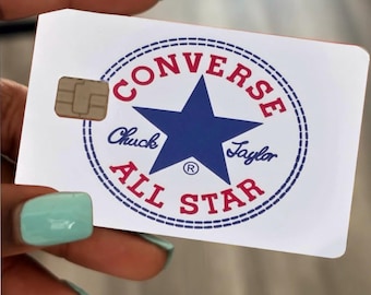 Converse all star shoes fan art debit/credit card skins