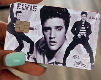Elvis collage fan art collage debit/credit card skins
