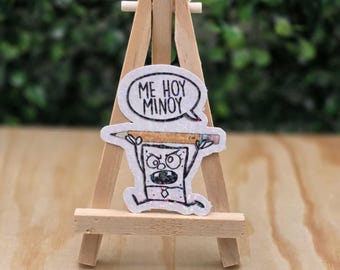 Me hoy manoy doodlebob sticker