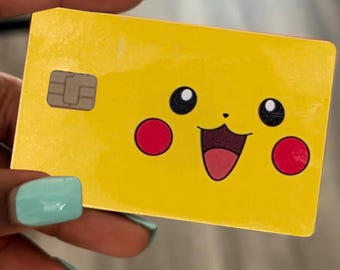 Pikachu debit/credit card skins