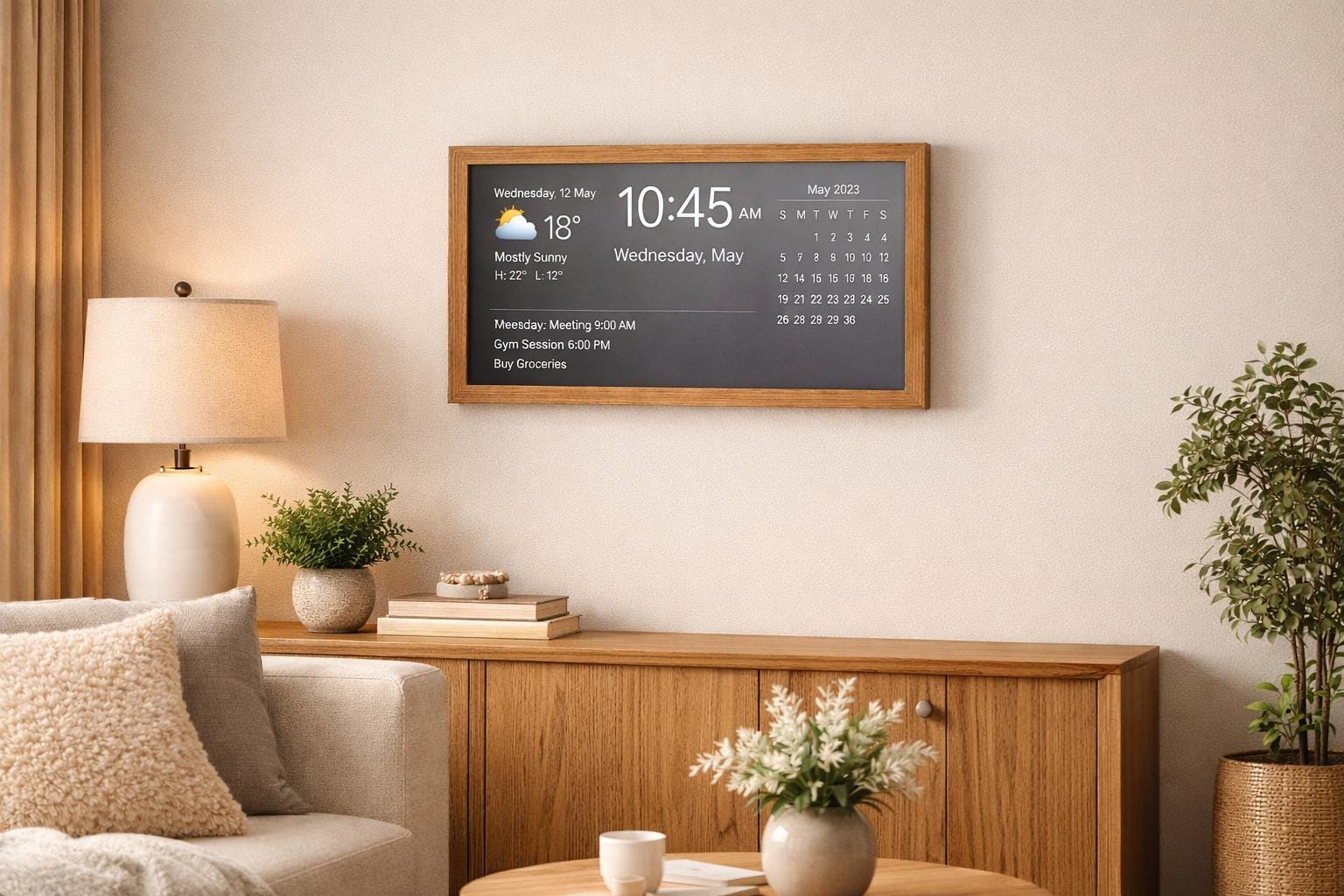 Smart mirror calendar - Etsy 日本