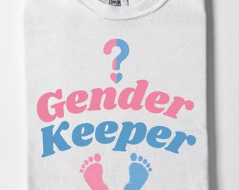 Gender Keeper PNG, Keeper of the Gender Digital Download, Pink or Blue PNG Design, Gender Reveal png Digital Design