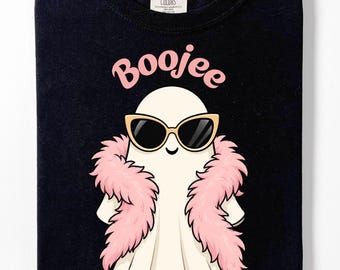 Boojee Ghost PNG, Cute Halloween Ghost PNG Design, Trendy Halloween PNG, Bougie Ghost clip art png