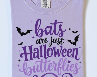 Los murciélagos son solo mariposas de Halloween PNG, lindo diseño de Halloween PNG, Halloween moderno PNG, imágenes prediseñadas de Halloween gótico PNG